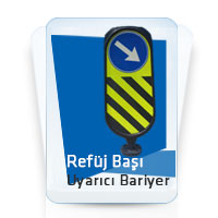 Esnek Refüj Başı Uyarıcı Bariyer