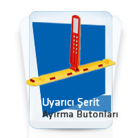 Uyarıcı Şerit Ayırma Butonları